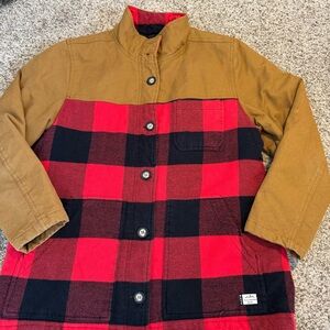 Kavu Highlands Red and Black Plaid Jacket - Women’s XL